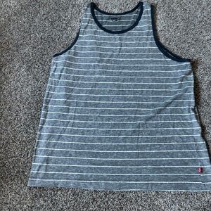 Striped Gray Tank Top Levi’s size extra large XL mens preloved
